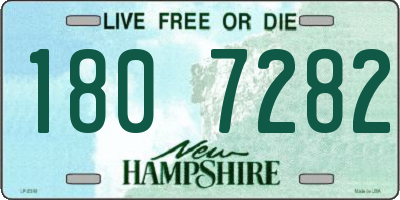 NH license plate 1807282