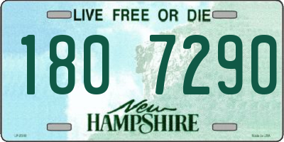 NH license plate 1807290