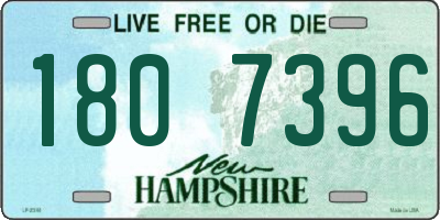 NH license plate 1807396