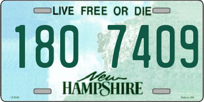NH license plate 1807409