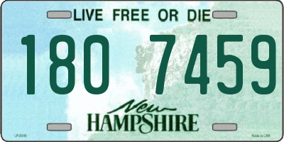 NH license plate 1807459
