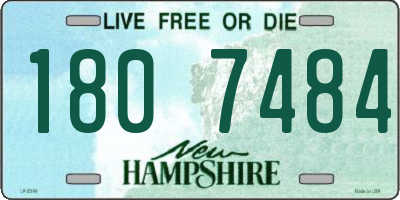 NH license plate 1807484