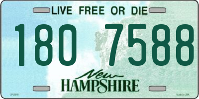 NH license plate 1807588