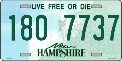 NH license plate 1807737