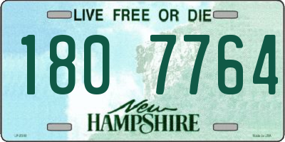NH license plate 1807764