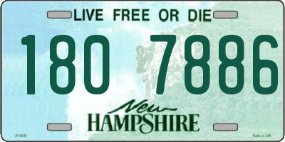 NH license plate 1807886