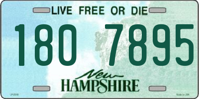 NH license plate 1807895