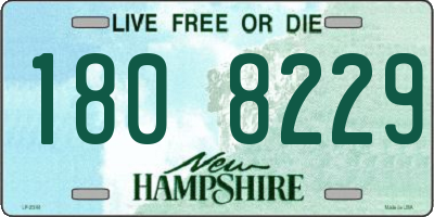 NH license plate 1808229