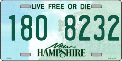 NH license plate 1808232