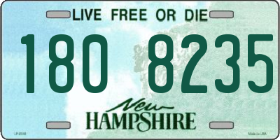 NH license plate 1808235