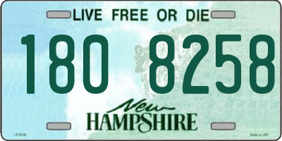 NH license plate 1808258