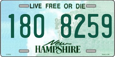 NH license plate 1808259