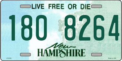 NH license plate 1808264