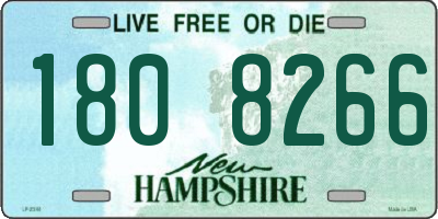NH license plate 1808266