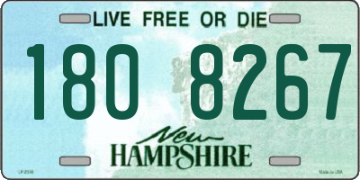 NH license plate 1808267