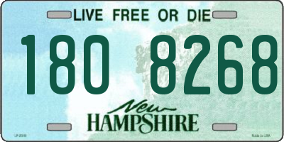NH license plate 1808268