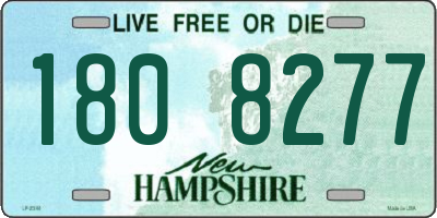 NH license plate 1808277