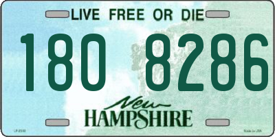 NH license plate 1808286
