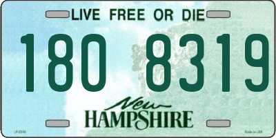 NH license plate 1808319