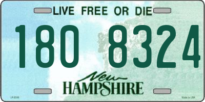 NH license plate 1808324