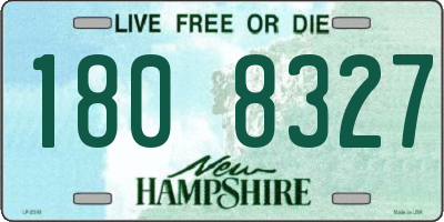 NH license plate 1808327