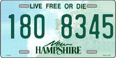 NH license plate 1808345