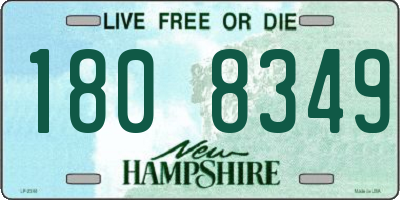 NH license plate 1808349