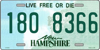 NH license plate 1808366