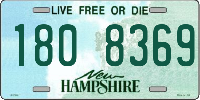 NH license plate 1808369