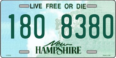 NH license plate 1808380