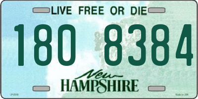 NH license plate 1808384