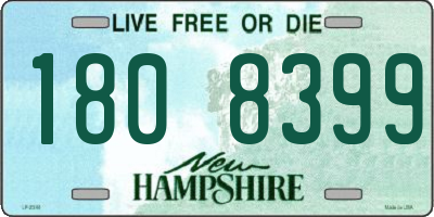 NH license plate 1808399