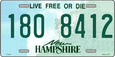 NH license plate 1808412