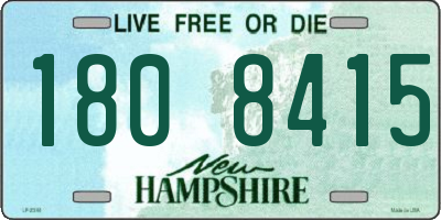 NH license plate 1808415