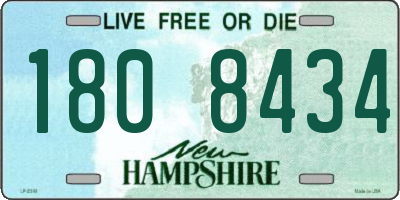 NH license plate 1808434