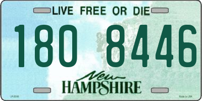 NH license plate 1808446