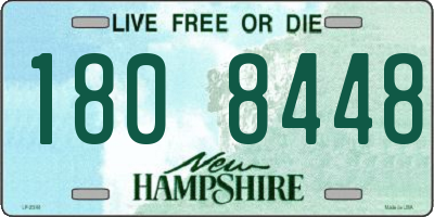 NH license plate 1808448