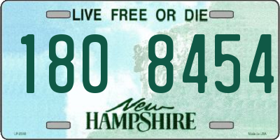 NH license plate 1808454