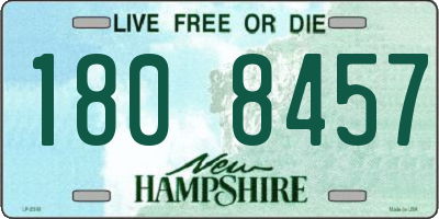 NH license plate 1808457