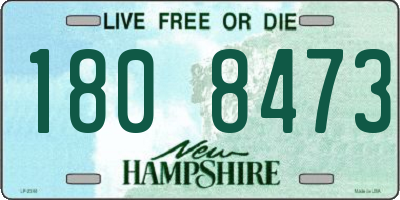 NH license plate 1808473