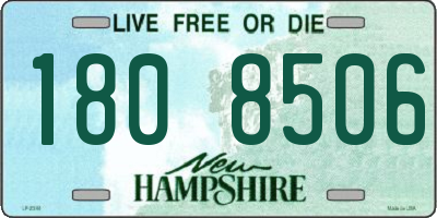 NH license plate 1808506