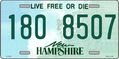 NH license plate 1808507