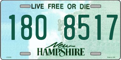 NH license plate 1808517