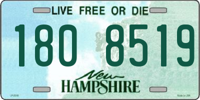 NH license plate 1808519