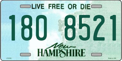 NH license plate 1808521