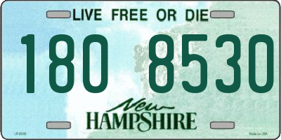 NH license plate 1808530