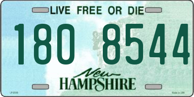 NH license plate 1808544