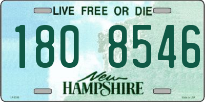 NH license plate 1808546