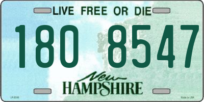 NH license plate 1808547