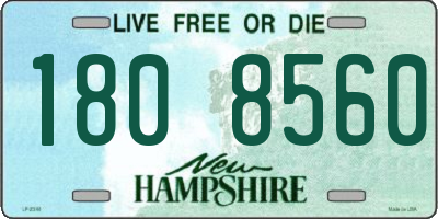 NH license plate 1808560